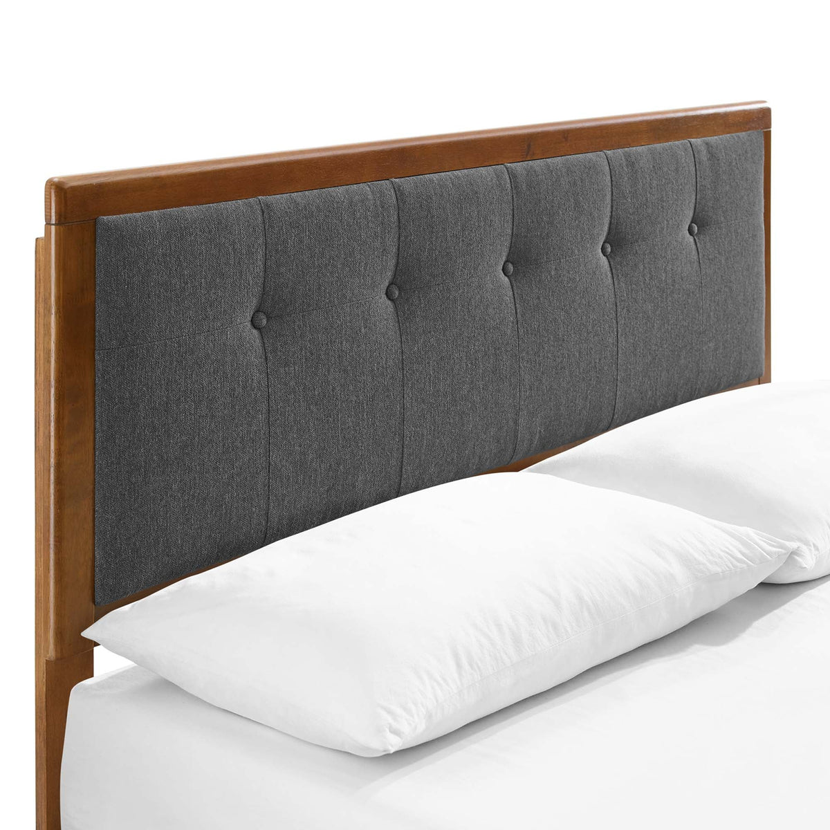 Willow Wood Queen Platform Bed with Splayed Legs by Modway