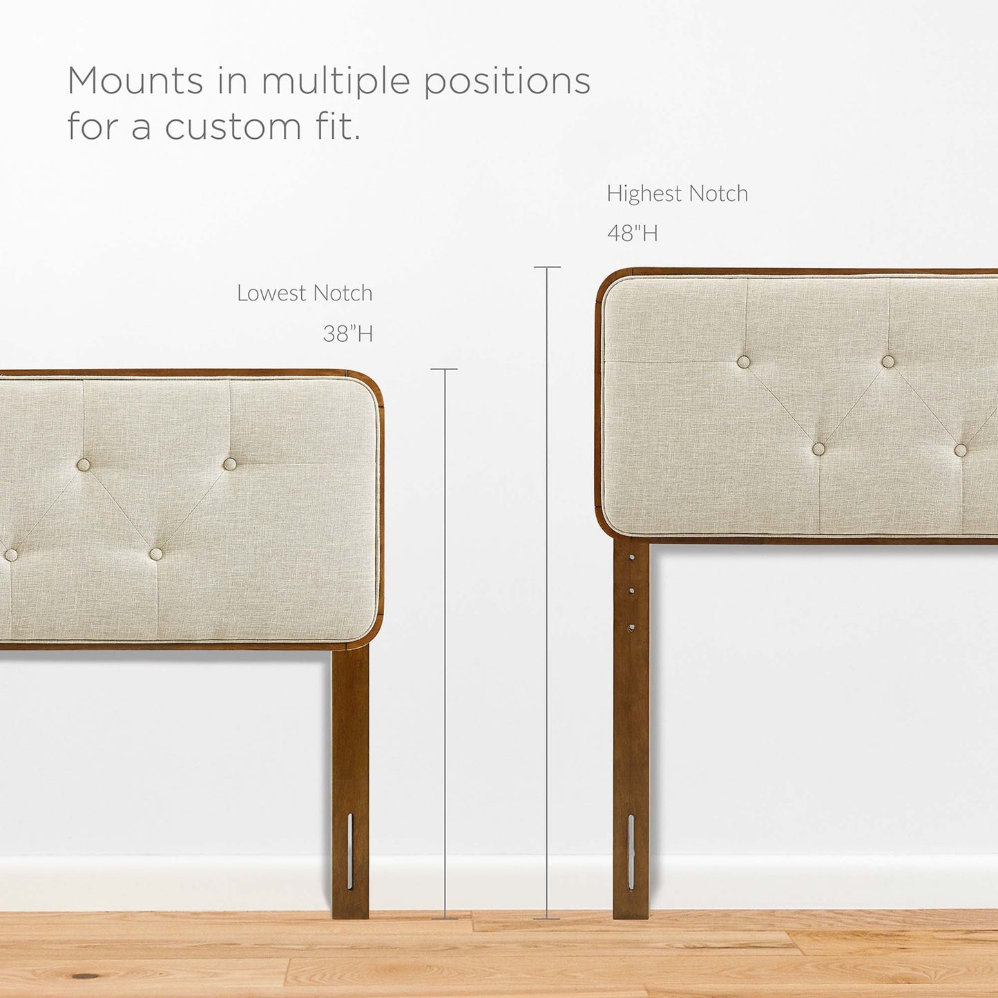 Bridgette Wood Queen Platform Bed with Splayed Legs by Modway