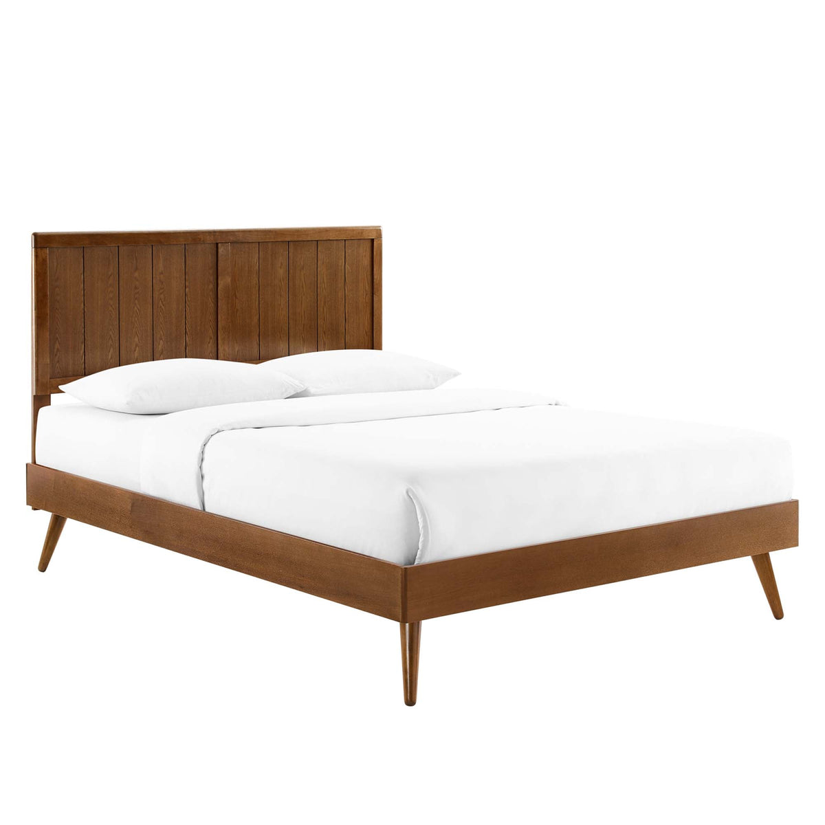 Alana Wood Full Platform Bed with Splayed Legs by Modway