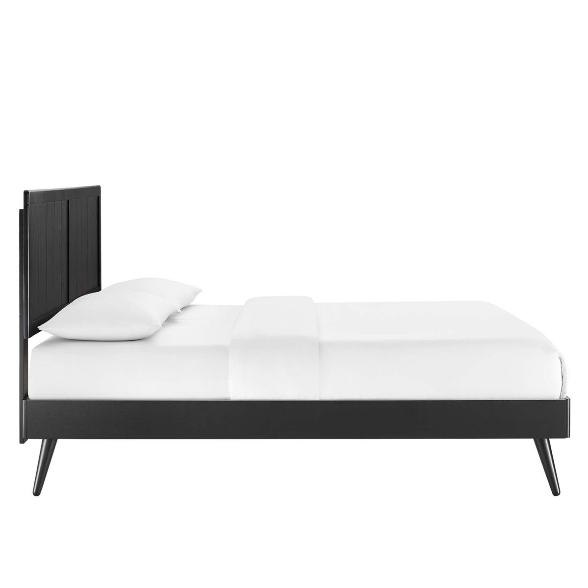 Alana Wood King Platform Bed With Splayed Legs by Modway
