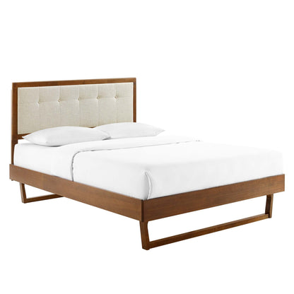 Willow Wood Full Platform Bed With Angular Frame by Modway
