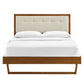 Willow Wood Full Platform Bed With Angular Frame by Modway