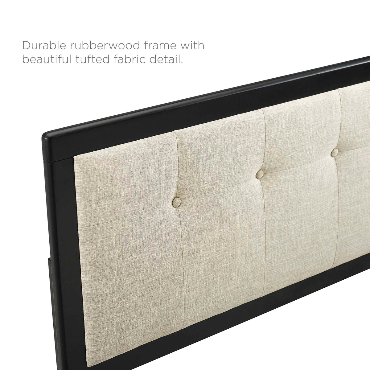 Willow Wood King Platform Bed With Splayed Legs by Modway