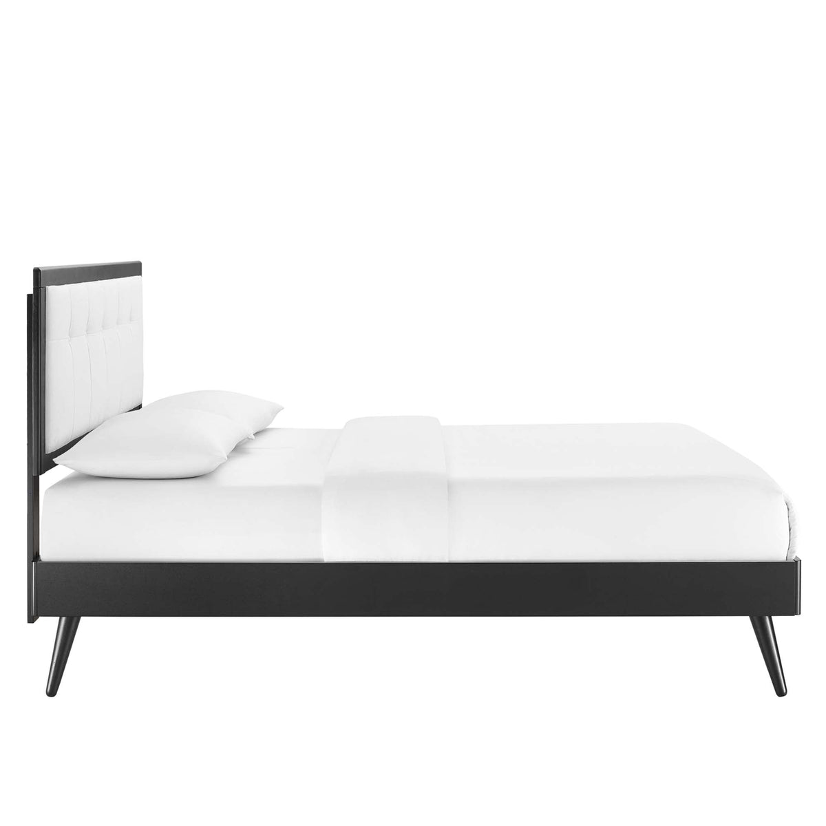 Willow Wood King Platform Bed With Splayed Legs by Modway