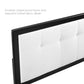 Willow Wood King Platform Bed With Splayed Legs by Modway