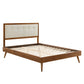 Willow Wood King Platform Bed With Splayed Legs by Modway