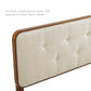 Bridgette Wood Full Platform Bed with Angular Frame by Modway