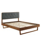 Bridgette Wood Full Platform Bed with Angular Frame by Modway