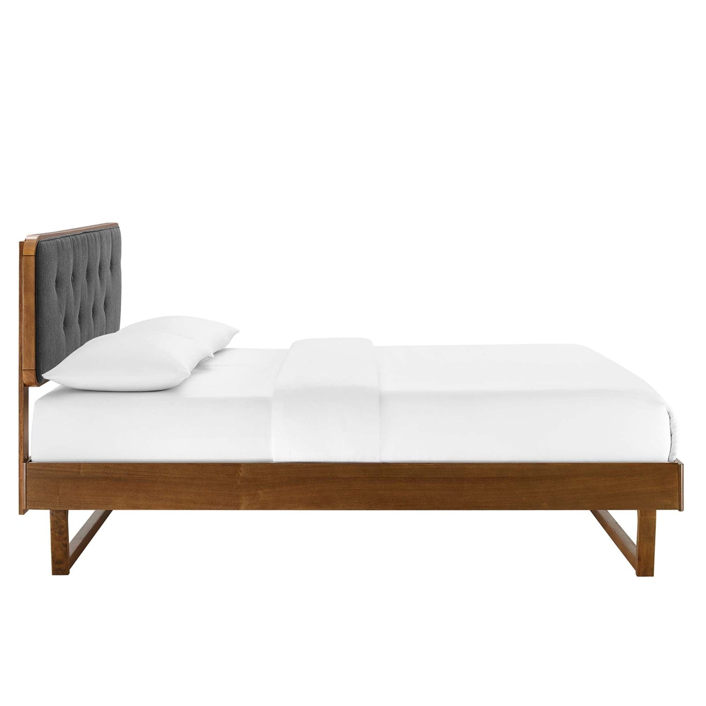 Bridgette Wood Full Platform Bed with Angular Frame by Modway