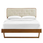Bridgette Wood Twin Platform Bed With Angular Frame by Modway