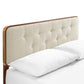 Bridgette Wood Full Platform Bed With Splayed Legs by Modway