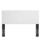 Mercy Chevron Tufted Performance Velvet Twin Headboard by Modway