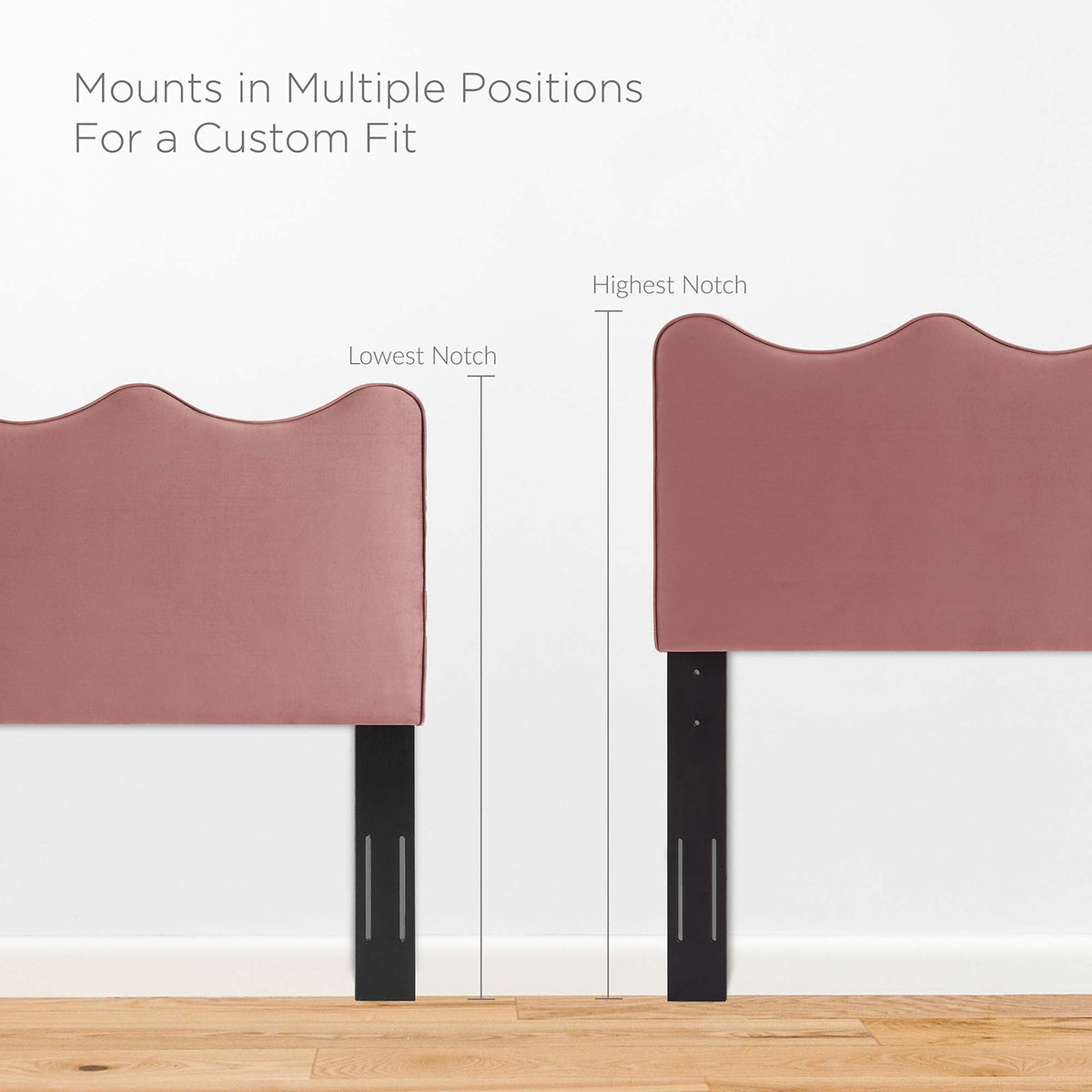 Current Performance Velvet Twin Platform Bed by Modway