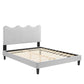 Current Performance Velvet Twin Platform Bed by Modway