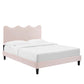 Current Performance Velvet Twin Platform Bed by Modway