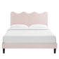 Current Performance Velvet Twin Platform Bed by Modway