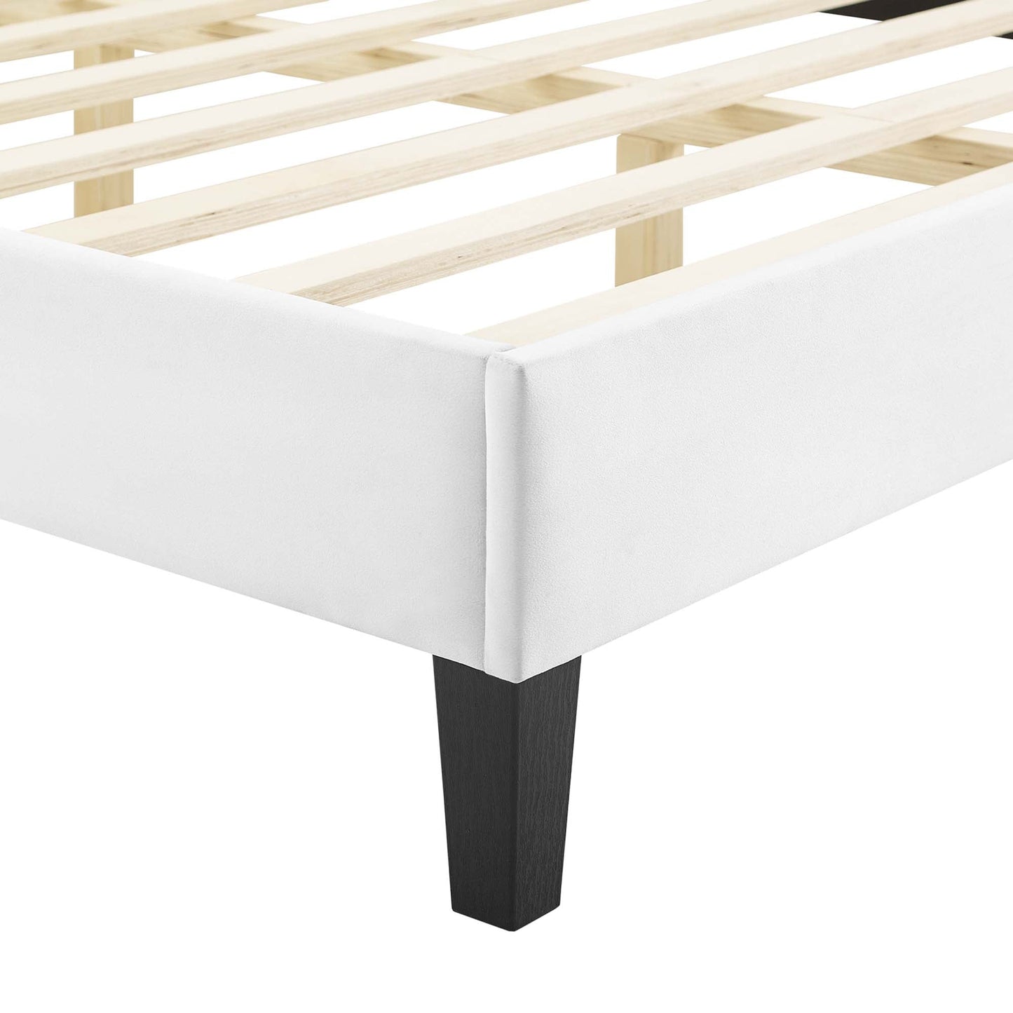 Current Performance Velvet Twin Platform Bed by Modway