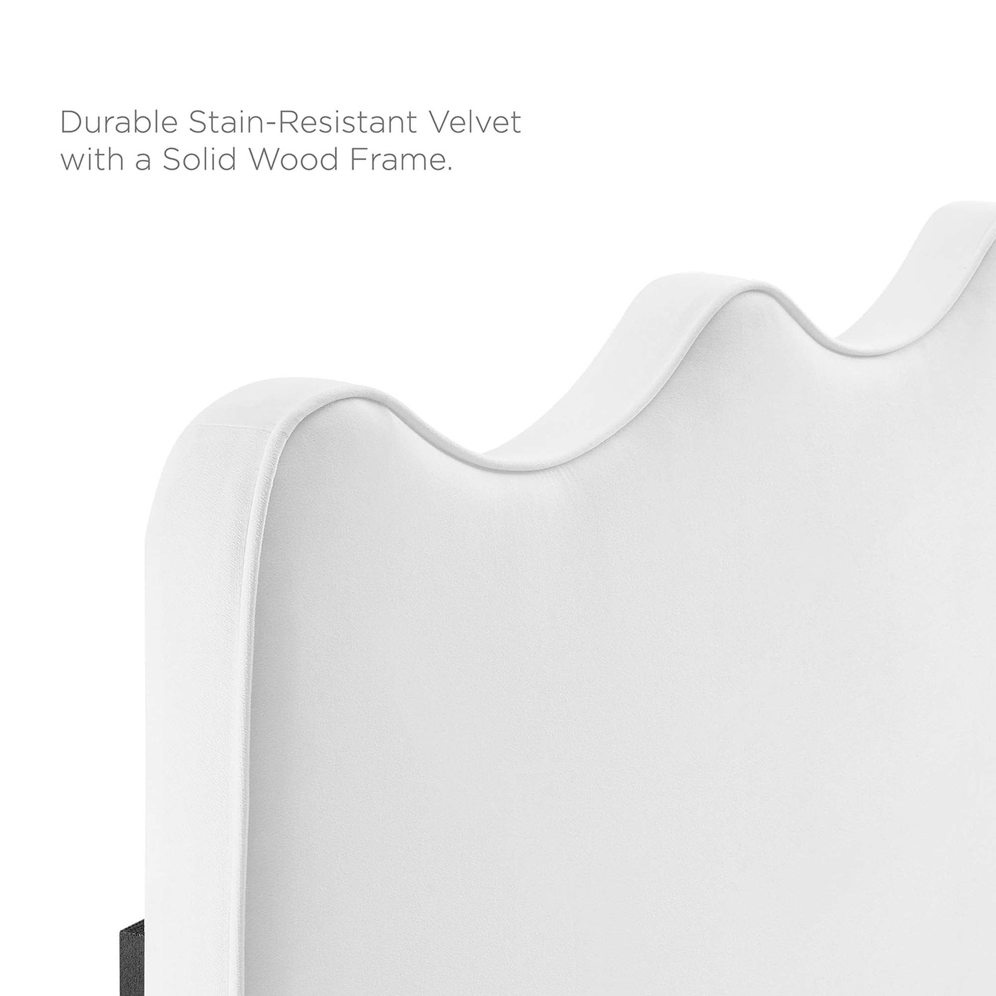 Current Performance Velvet Twin Platform Bed by Modway