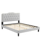 Amber Performance Velvet Twin Platform Bed by Modway