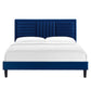 Sofia Channel Tufted Performance Velvet Full Platform Bed by Modway