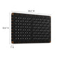 Sparta Weave Wall-Mount Vegan Leather Twin Headboard by Modway