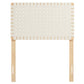 Sparta Weave Vegan Leather Twin Headboard