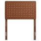 Sparta Weave Vegan Leather Twin Headboard