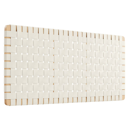Sparta Weave Vegan Leather Full Headboard by Modway