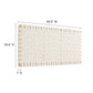 Sparta Weave Vegan Leather Full Headboard by Modway