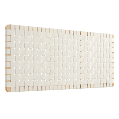 Sparta Vegan Leather Weave Queen Headboard by Modway