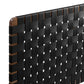 Sparta Vegan Leather Weave Queen Headboard by Modway