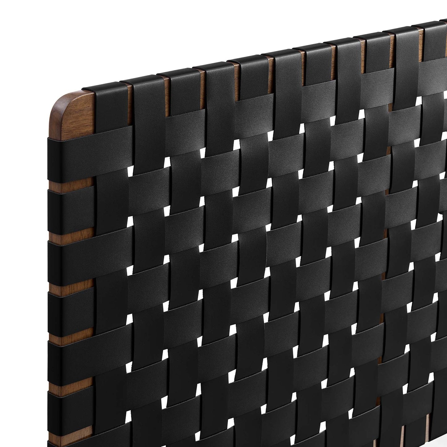 Sparta Vegan Leather Weave Queen Headboard by Modway