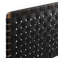 Sparta Weave Wall-Mount Vegan Leather King Headboard
