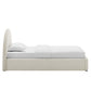 Resort Upholstered Fabric Arched Round Twin Platform Bed by Modway