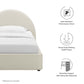 Resort Performance Velvet Arched Round Twin Platform Bed by Modway