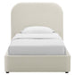 Keynote Performance Velvet Curved Twin Platform Bed by Modway