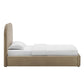 Keynote Performance Velvet Curved Twin Platform Bed by Modway