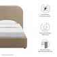 Keynote Performance Velvet Curved Twin Platform Bed by Modway