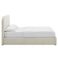 Keynote Upholstered Full Size Fabric Curved Platform Bed by Modway