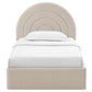 Solana Arched Performance Velvet Twin Platform Bed