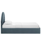 Solana Arched Performance Velvet Twin Platform Bed