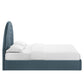 Solana Arched Performance Velvet Queen Platform Bed by Modway