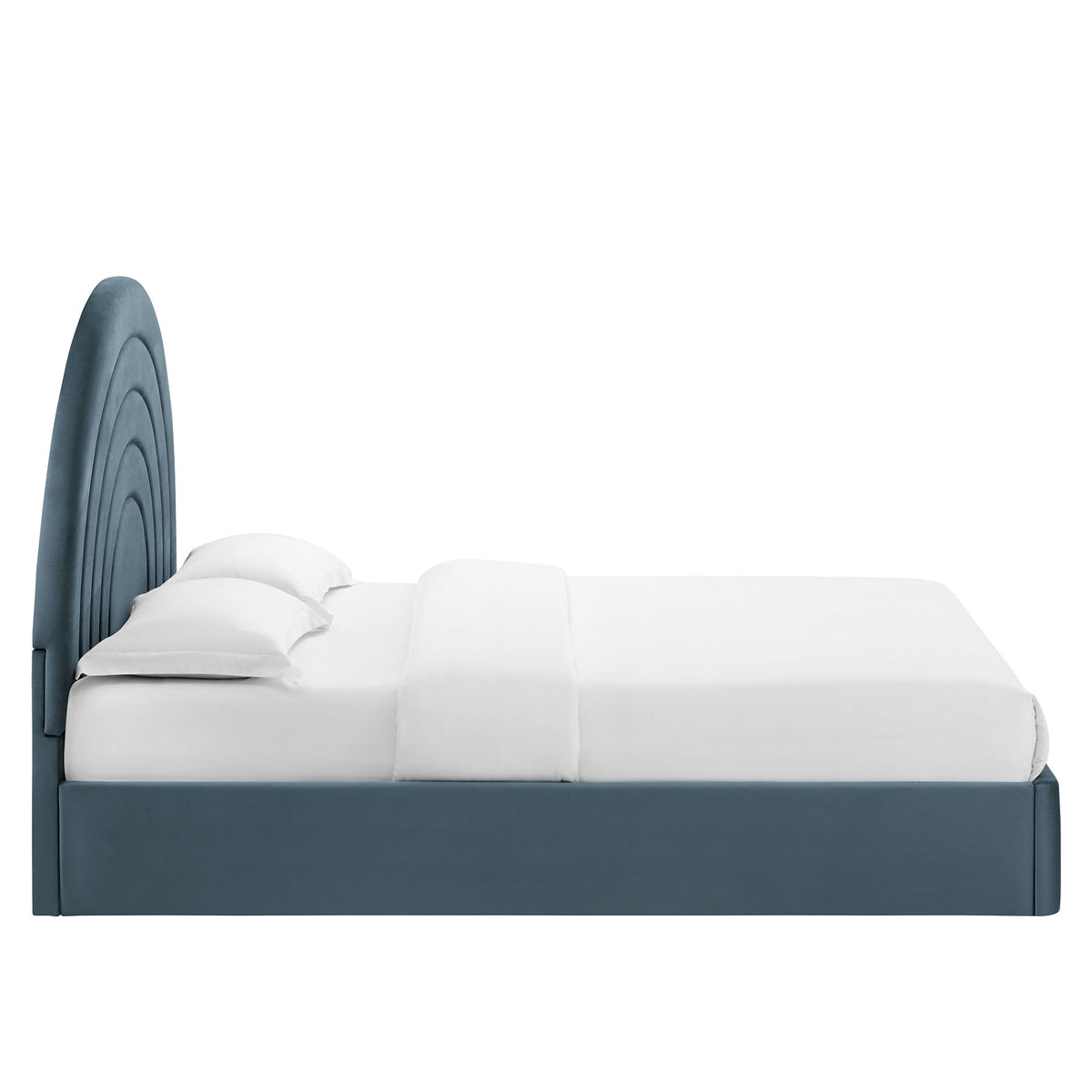 Solana Arched Performance Velvet Queen Platform Bed by Modway