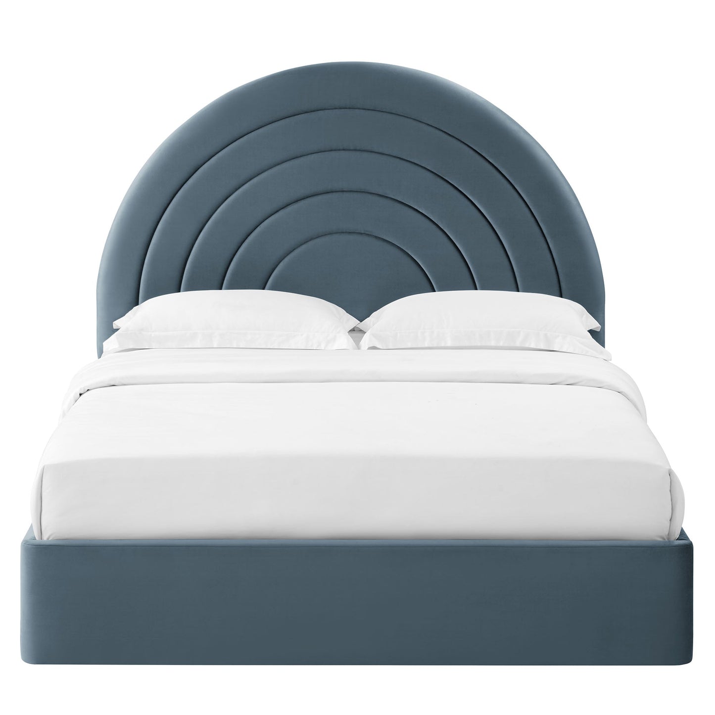 Solana Arched Performance Velvet Queen Platform Bed by Modway
