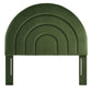 Solana Arched Performance Velvet Twin Headboard by Modway