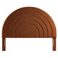 Solana Arched Performance Velvet Queen Headboard