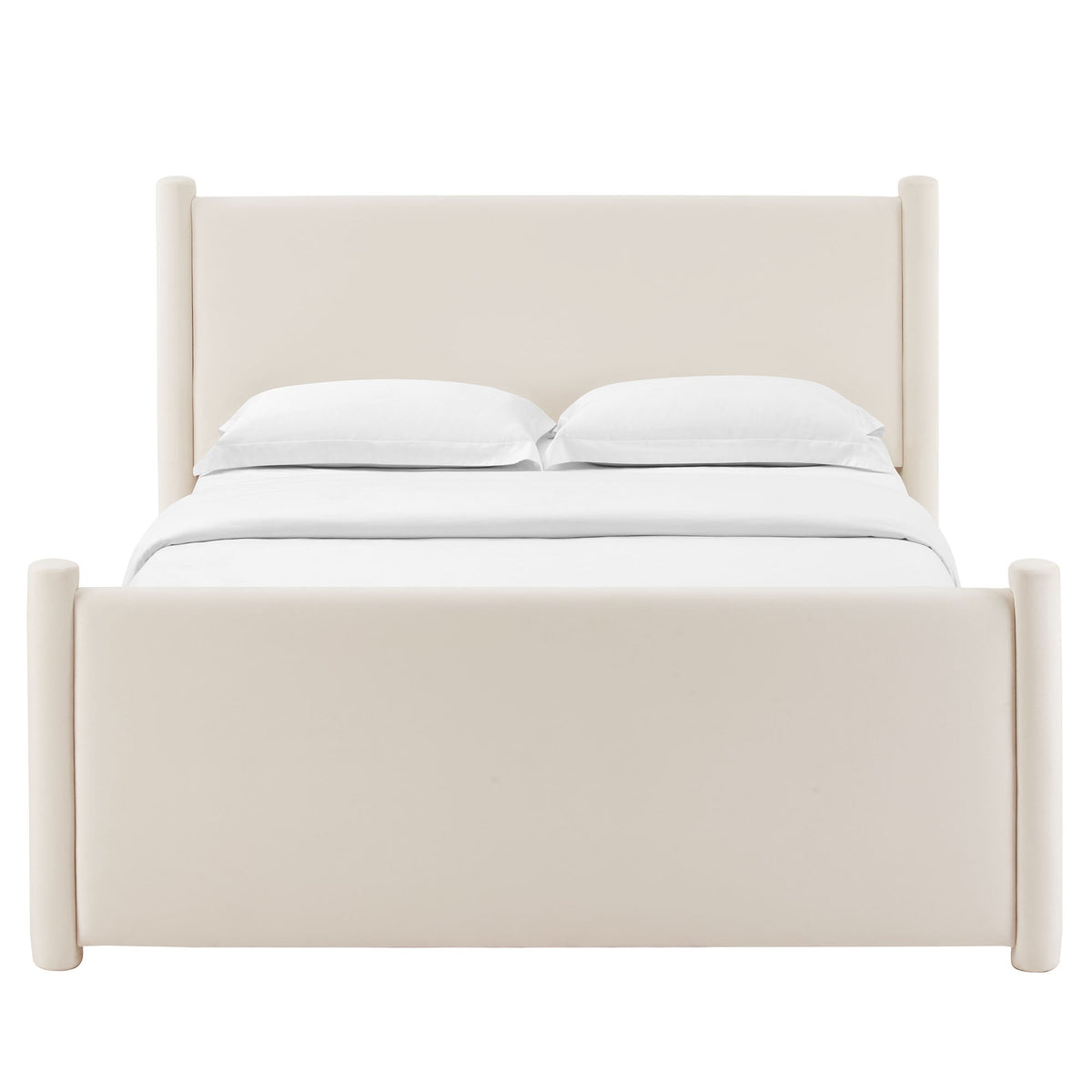 Rael Performance Velvet Queen Platform Bed by Modway