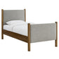 Maven Twin Size Fabric Upholstered Platform Bed by Modway