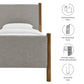 Maven Twin Size Fabric Upholstered Platform Bed by Modway