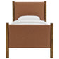 Maven Twin Size Vegan Leather Upholstered Platform Bed by Modway